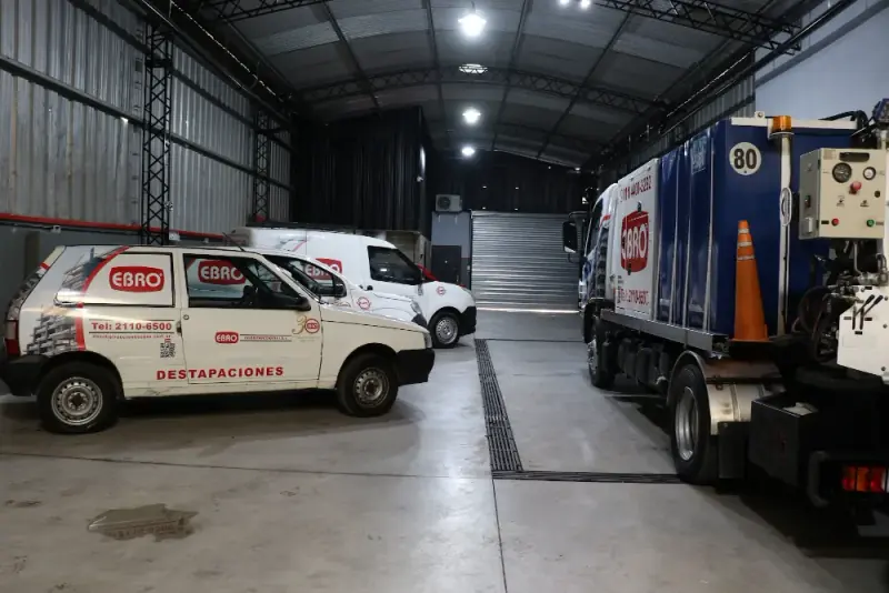 Unidades de EBRO listas para salir desde la base